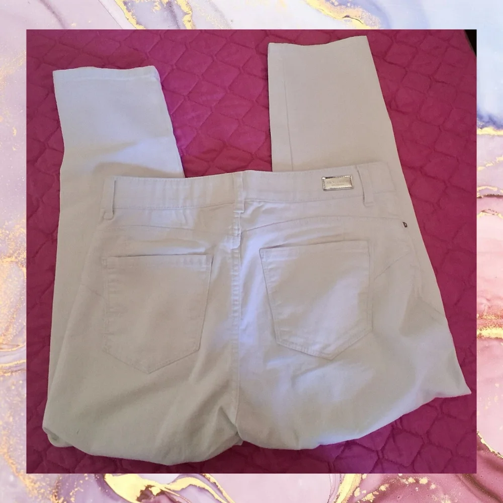 Juicy Couture White Straight Leg Jeans - Picture 3 of 5